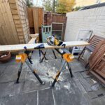 Longer Rip Cut of Log Store Rack