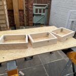 Kindling baskets joined.