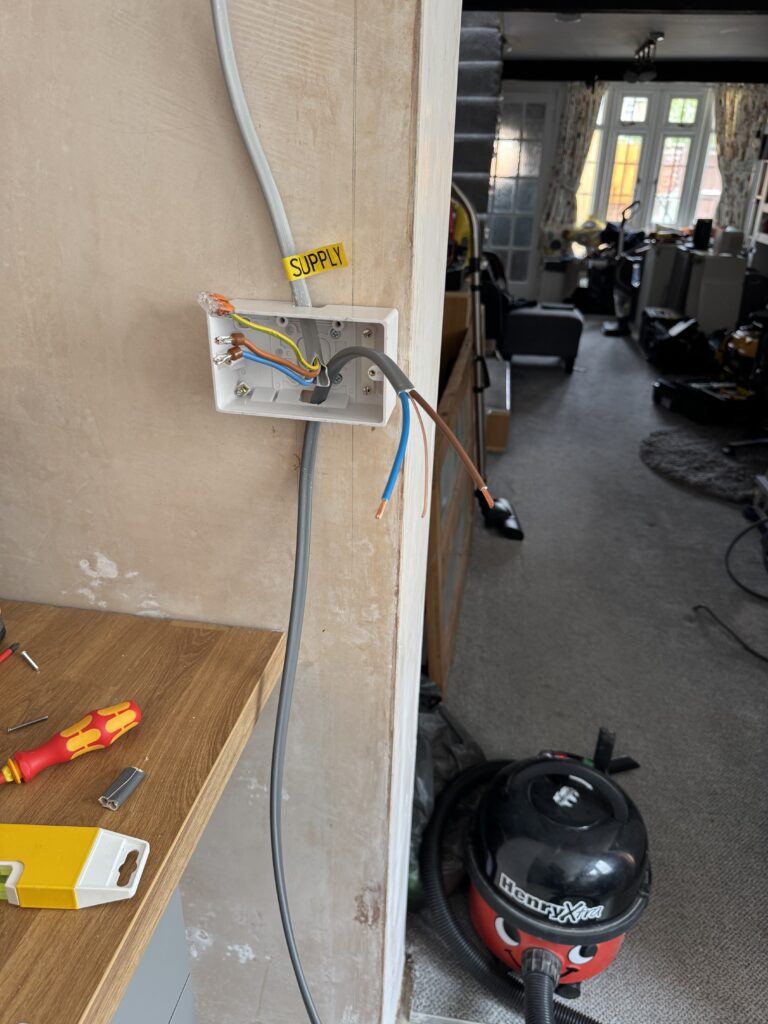 Cooker and Hob Electrical Feed